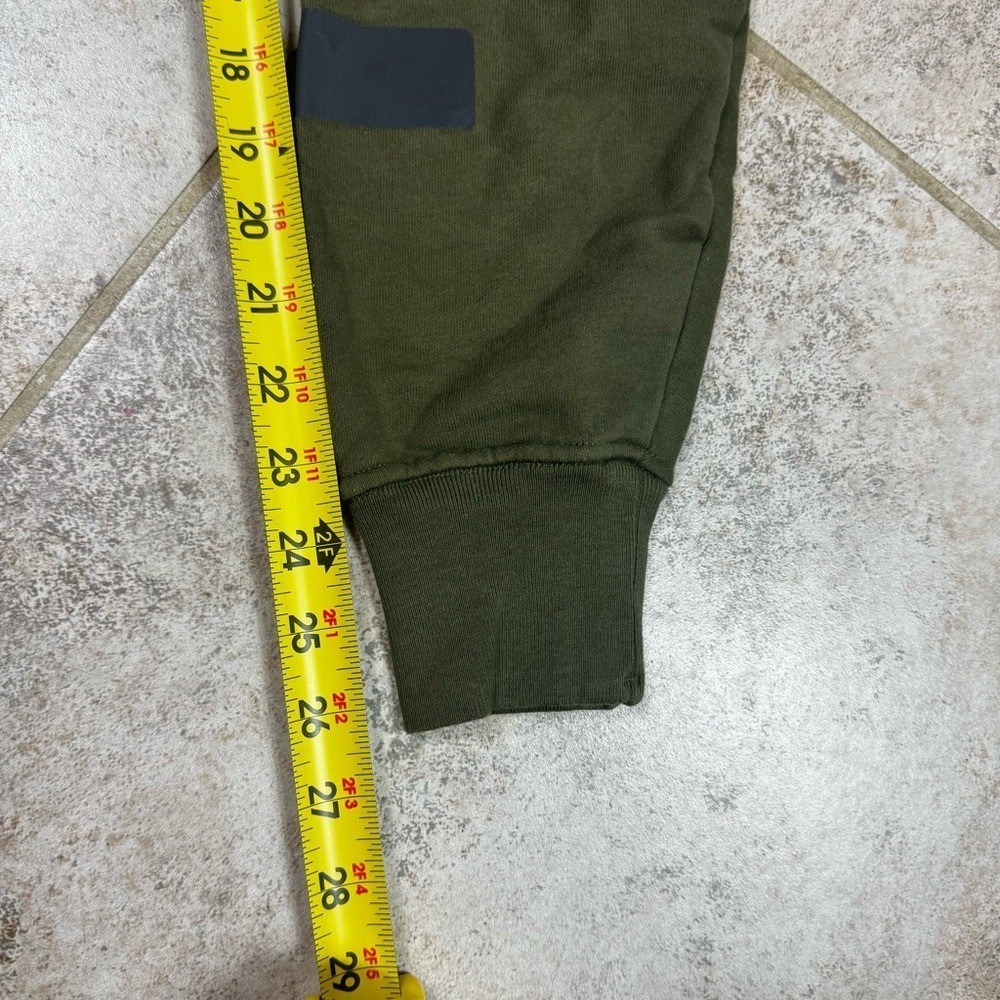 Supreme X Stone Island Olive Green Hoodie Sweater Mens Medium - Picture 7 of 14